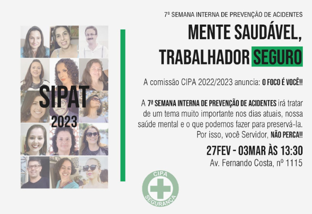 Programação da SIPAT 2023