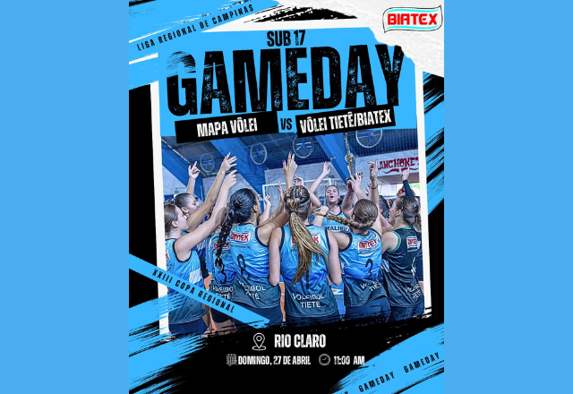 Dia de jogo chegando!