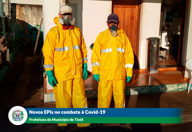 A Prefeitura do Município de Tiete recebe equipamentos de segurança para combate à Covid-19.