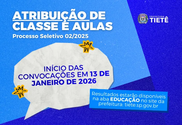 ATRIBUIÇÃO DE CLASSE E AULAS
