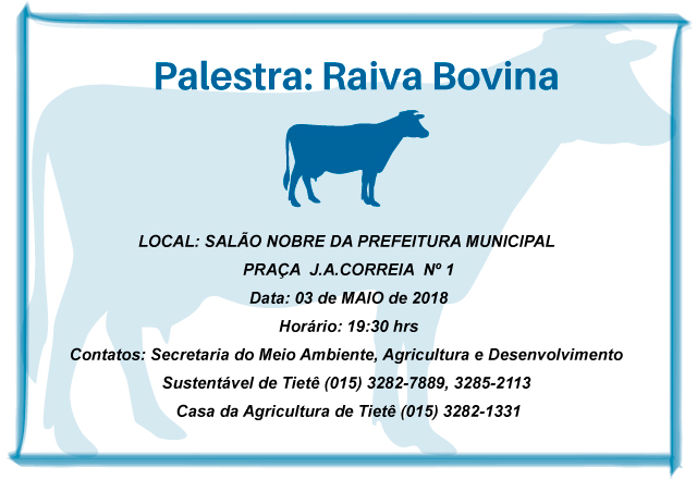 SEMADES realiza palestra técnica sobre raiva bovina