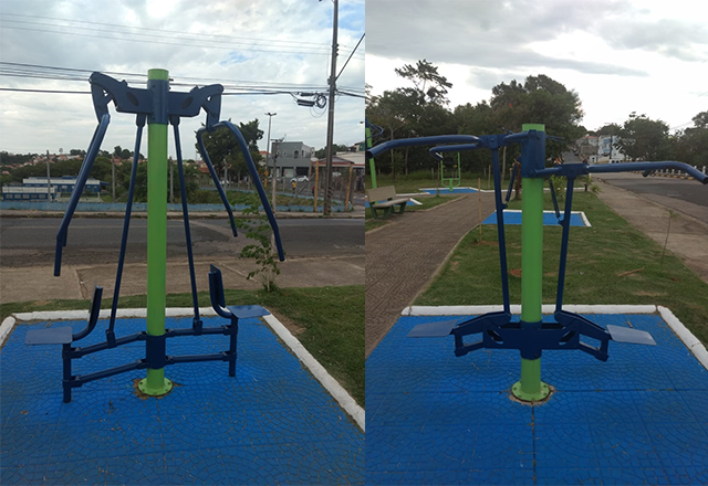 Prefeitura realiza revitalização de Academia ao Ar Livre do Jardim da Serra