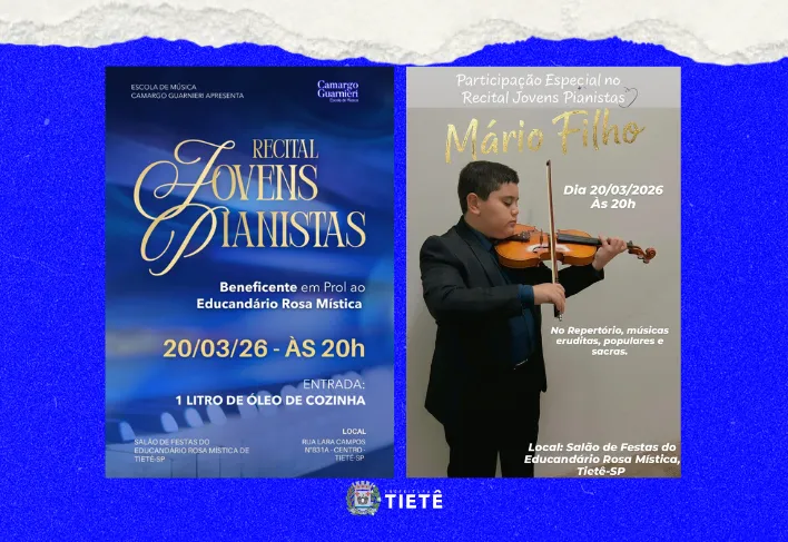 RECITAL JOVENS PIANISTAS EM TIETÊ 
