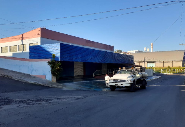 A Prefeitura do Município de Tietê segue com as desinfecções em locais públicos