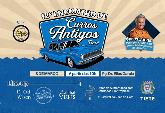 12° ENCONTRO DE CARROS ANTIGOS DE TIETÊ
