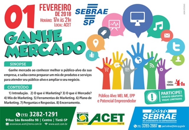 Sebrae inicia fevereiro com oficina