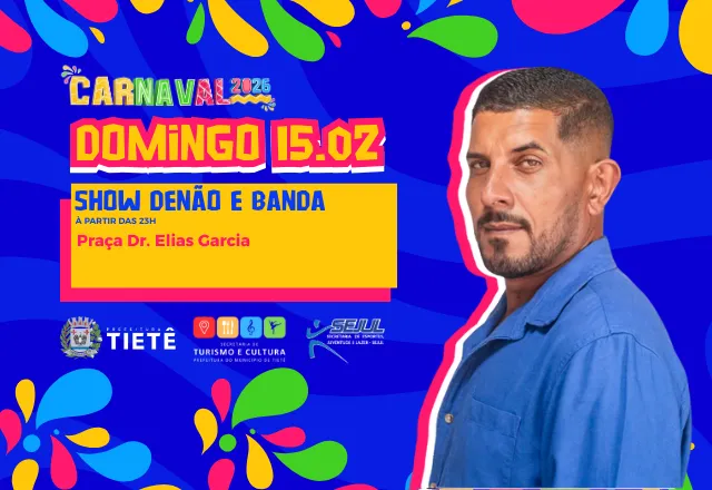 Atração Domingo 15.02 - Carnaval 2026