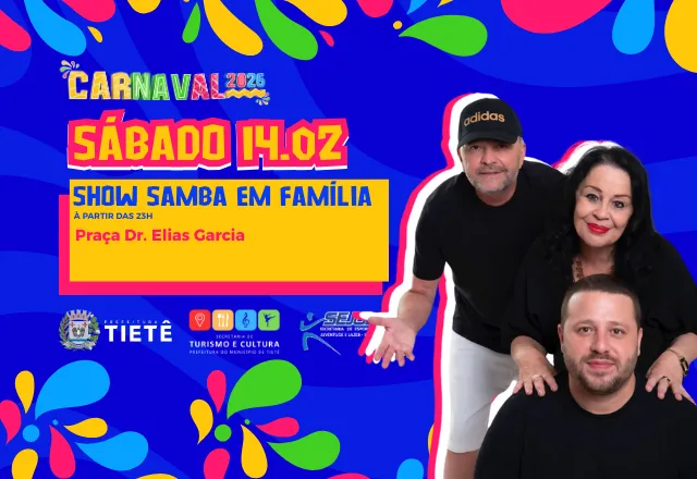Atração Sábado 14.02 - Carnaval 2026