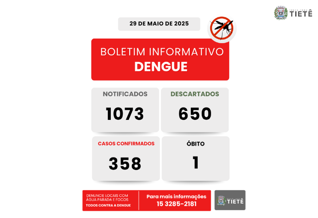 BOLETIM INFORMATIVO DENGUE- 29/05
