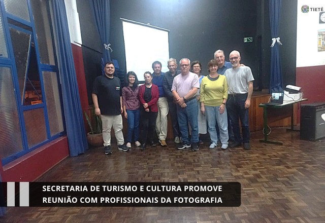 Secretaria de Turismo e Cultura promove reunião com profissionais da fotografia