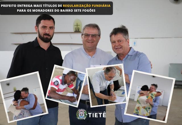 REGULARIZAÇÃO FUNDIÁRIA NO BAIRRO SETE FOGÕES