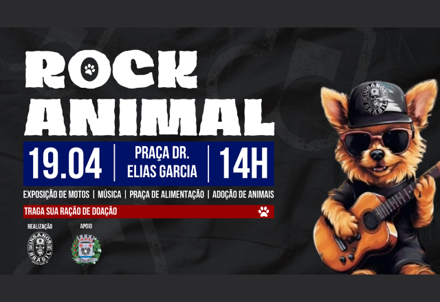 O ROCK ANIMAL ESTÁ CHEGANDO!