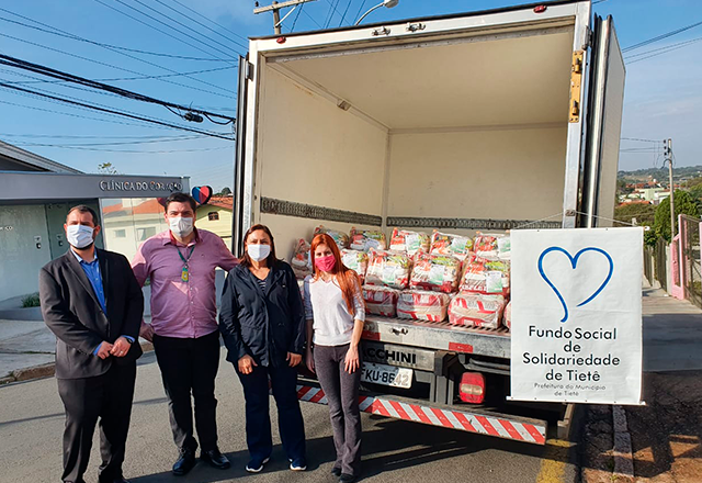 Cooperativa de Cerquilho faz Doação de 50 cestas básicas ao Fundo de Solidariedade da Prefeitura do Município de Tiete