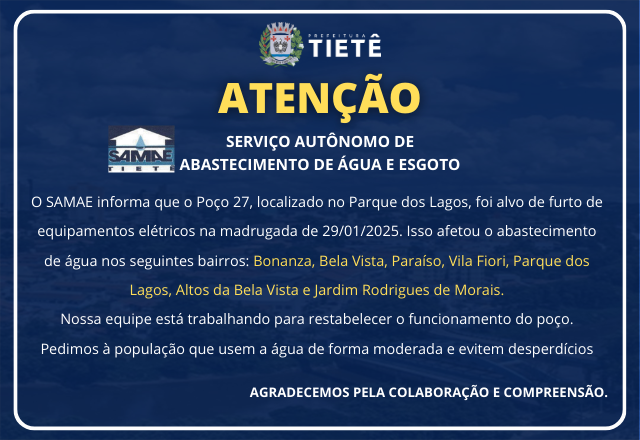 COMUNICADO URGENTE!-29/01