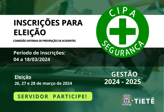 Eleições da CIPA 2024-2025