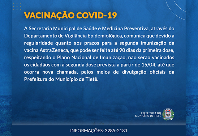 Vacinação contra a Covid-19