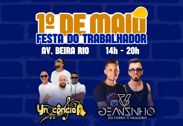 Festa do Trabalhador celebra o 1º de Maio com música e alegria na Avenida Beira Rio