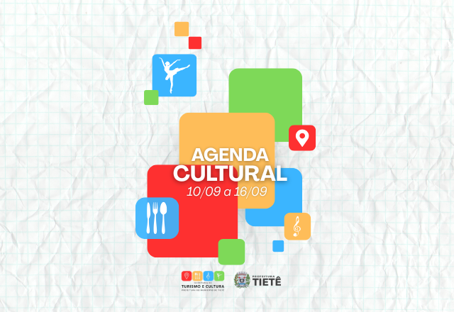 AGENDA CULTURAL - 10/09 A 16/09