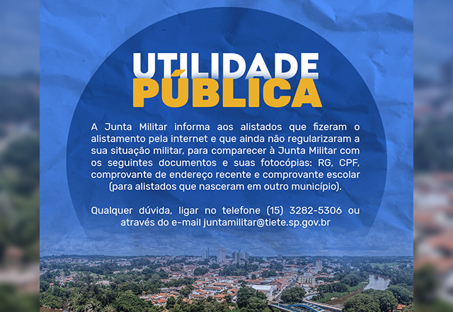 COMUNICADO - JUNTA MILITAR