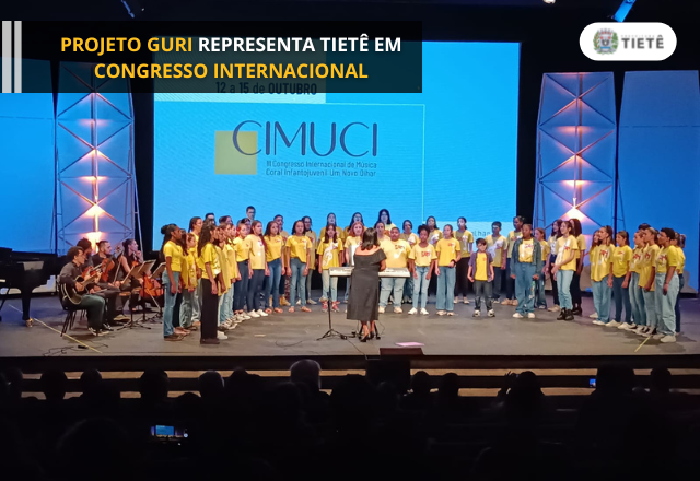 Projeto Guri representa Tietê em Congresso Internacional