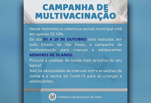 CAMPANHA DE MULTIVACINAÇÃO