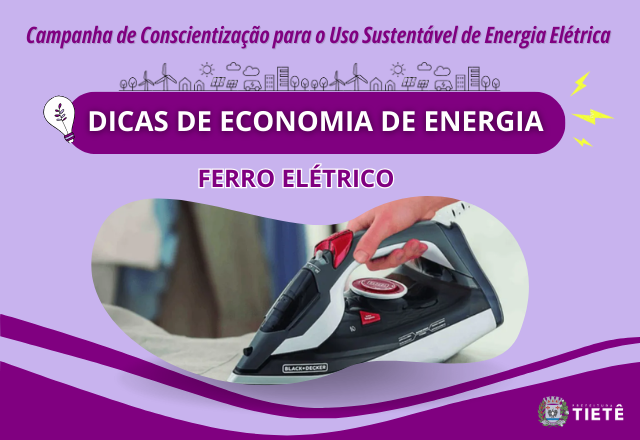 DICAS DE ECONOMIA DE ENERGIA