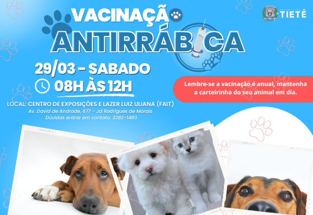 VACINAÇÃO ANTIRRÁBICA