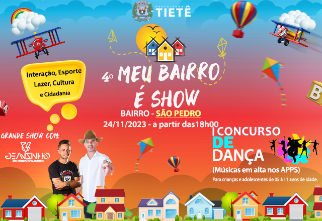 MEU BAIRRO É SHOW - 4° EDIÇÃO