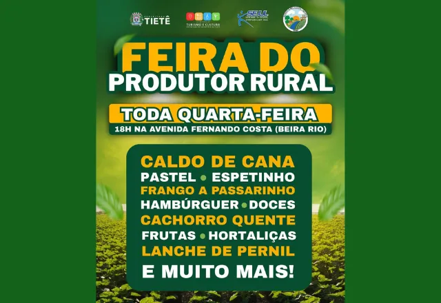 VOLTA DA FEIRA DO PRODUTOR RURAL