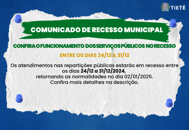 COMUNICADO DE RECESSO