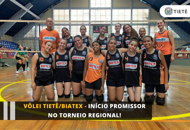 Vôlei Tietê/BIATEX - Início Promissor no Torneio Regional!