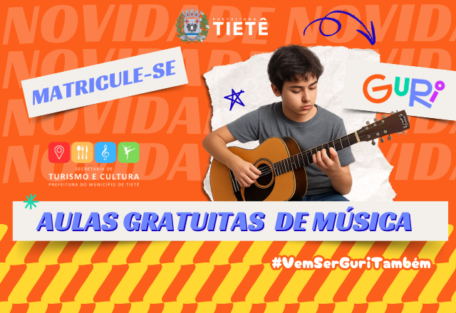 MATRÍCULAS ABERTAS – VEM SER GURI TAMBÉM!