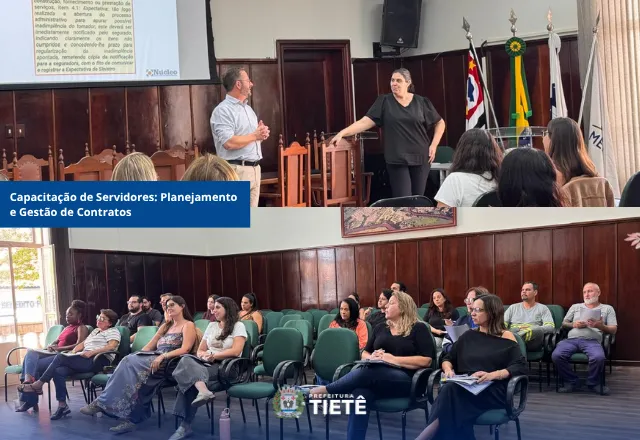 Capacitação de Servidores: Planejamento e Gestão de Contratos