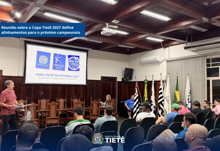 Reunião sobre a Copa Tietê 2027 define alinhamentos para o próximo campeonato