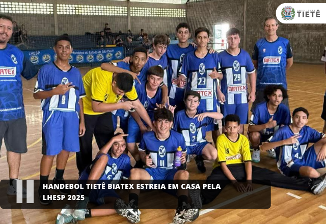 Handebol Tietê Biatex estreia em casa pela LHESP 2025