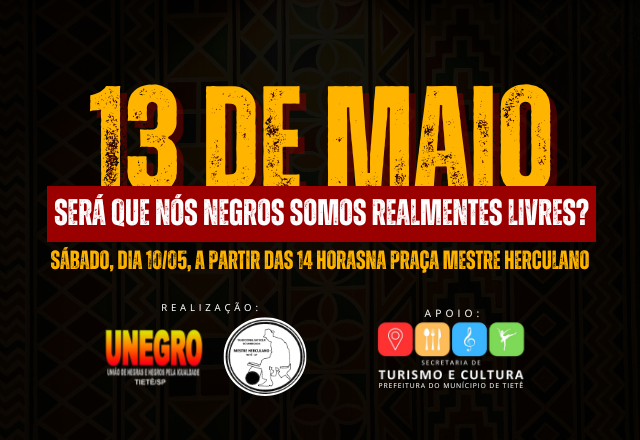 Tietê promove roda de conversa sobre a liberdade e a identidade da população negra