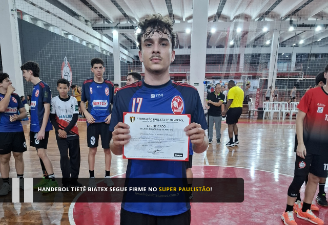 Handebol Tietê Biatex segue firme no Super Paulistão!