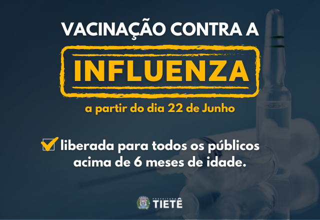 Participem da Campanha contra a Gripe (Influenza) e previna-se dos males que o vírus poderá lhe causar!