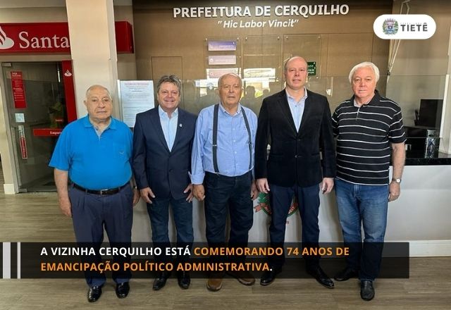 CERQUILHO COMEMORA 74 ANOS!