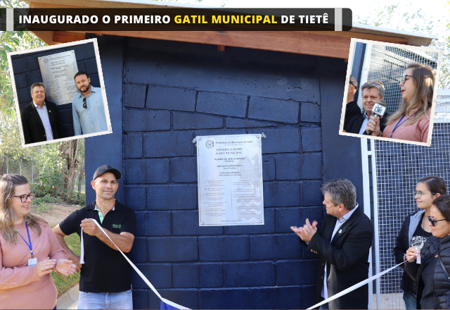 INAUGURADO O GATIL MUNICIPAL