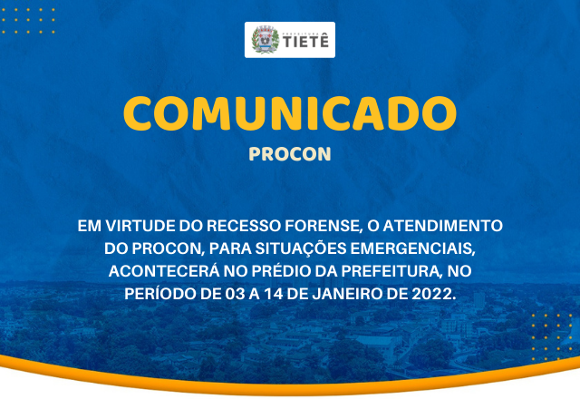 COMUNICADO PROCON