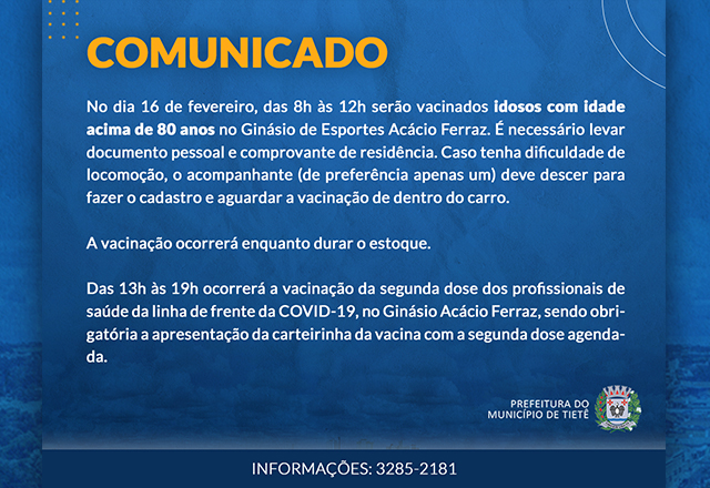 Vacinação contra a COVID-19