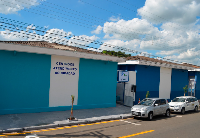 Prefeito Vlamir Sandei inaugura o Centro de Atendimento ao Cidadão