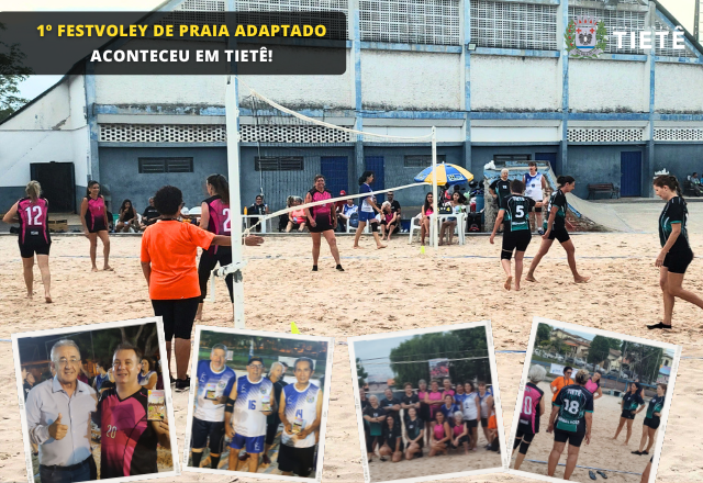 1º FESTVOLEY ACONTECEU EM TIETÊ!