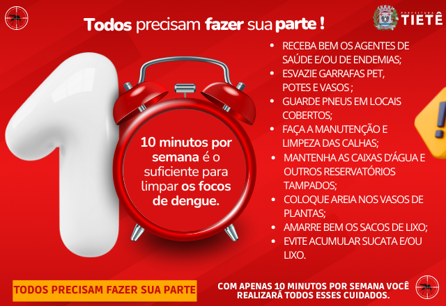 10 MINUTOS CONTRA A DENGUE!