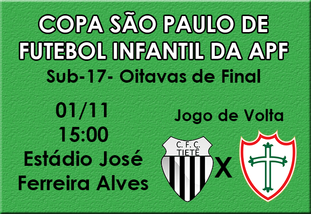 Tietê recebe Quartas de Final da Copa São Paulo de Futebol Infantil da APF