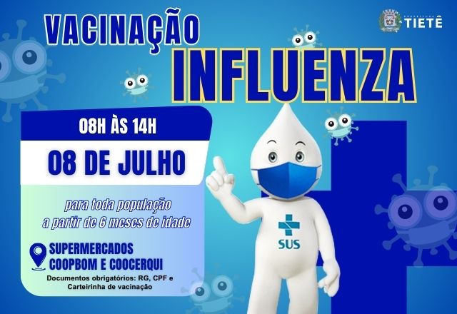 Intensificação das Vacinas de Influenza e Reforço Bivalente da Covid-08/07