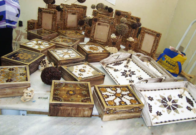 O CRAS – Povo Feliz em parceria com o Sindicato Rural e SENAR realizam curso de artesanato