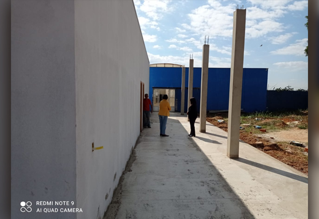 Ampliação de salas de aula da EMEB do bairro Santa Maria está próxima de ser concluída