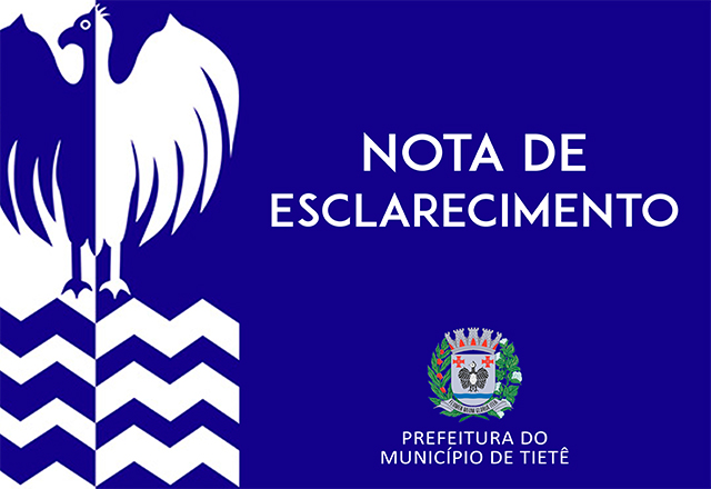 NOTA DE ESCLARECIMENTO SOBRE RECURSO ESPECIAL À SER DESTINADO AOS MUNICÍPIOS